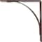 Ekena Millwork Morris Steel Bracket, Hammered Bright Red 3"W x 14"D x 14"H BKTM03X14X14MOHRE - alternate 2